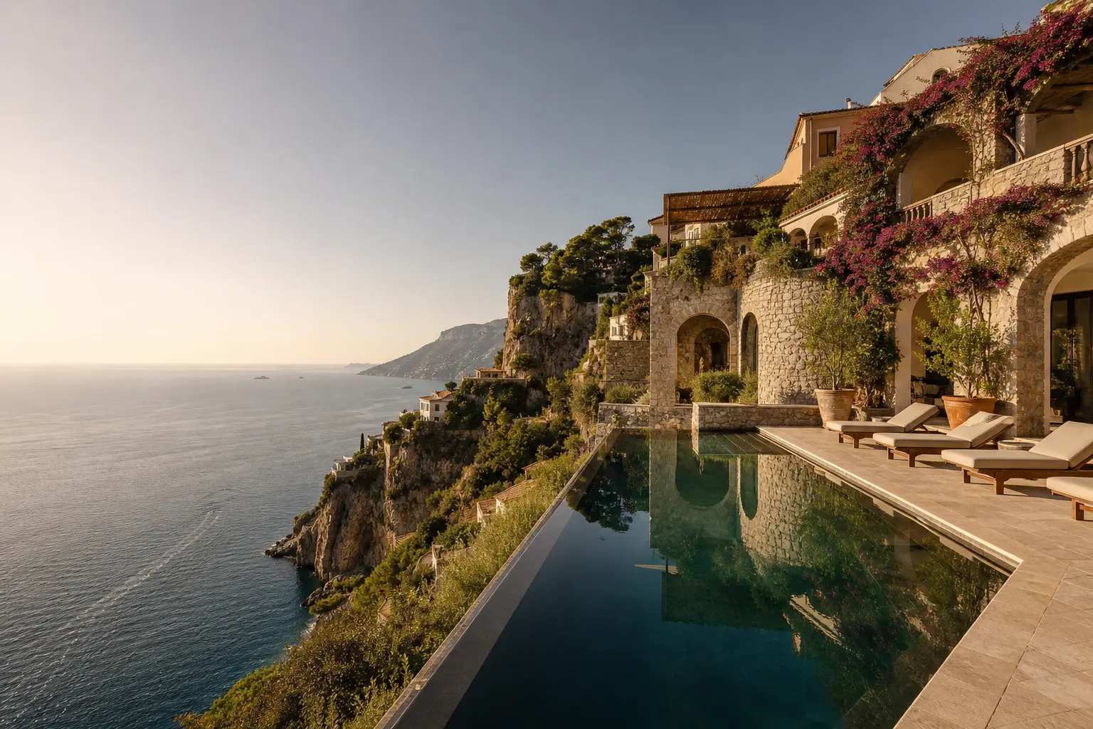 Villa Margherita at golden hour